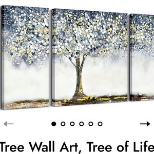 3 piece Tree of life wall art